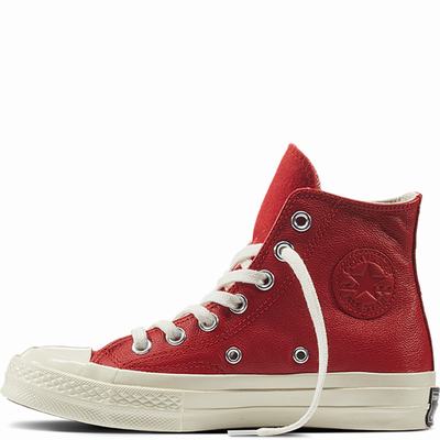 Converse Chuck Taylor All Star '70 Wool Wordmark High Tops Mens - Red/Grey Shoes (693LUAOX)